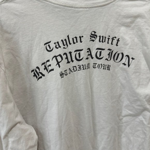 2018 Taylor Swift Reputation stadium tour merch long sleeve tee crew concert - Picture 4 of 7
